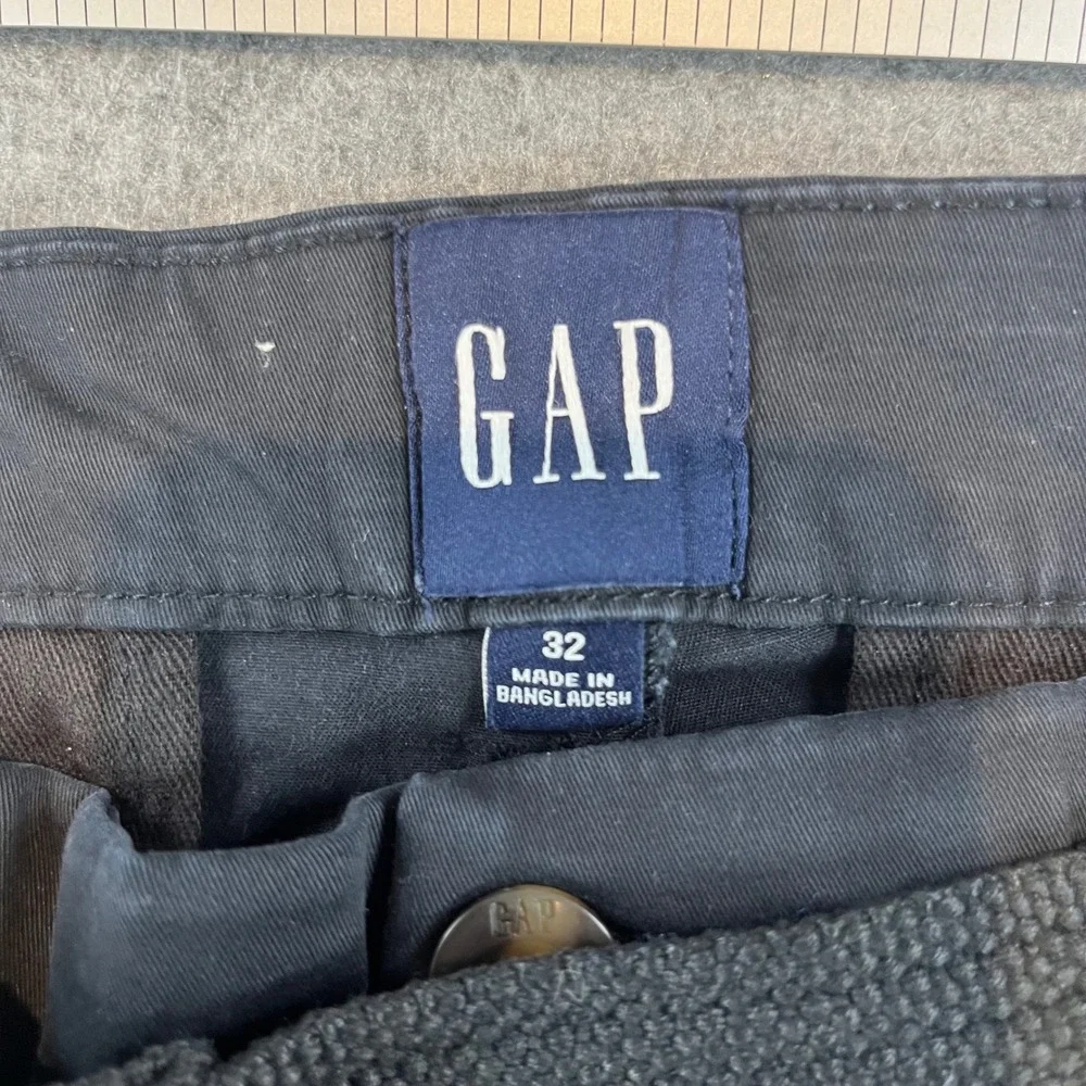 Gap Men Chino Shorts‎ Black Casual Preppy 32 With Belt